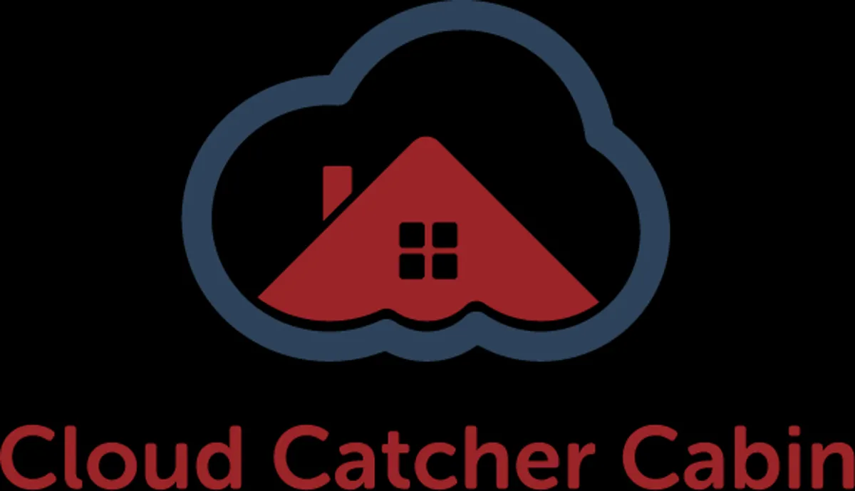 This stylized, illustrated scene shows the silhouette of a mountain cabin with a cloud above and the word 'explore' incorporated into the design. The composition suggests a connection to nature and outdoor adventures, with visual cues that evoke stargazing, campfires, and mornings spent on the porch—all closely aligned with the theme of outdoor recreation and seasonal activities.
